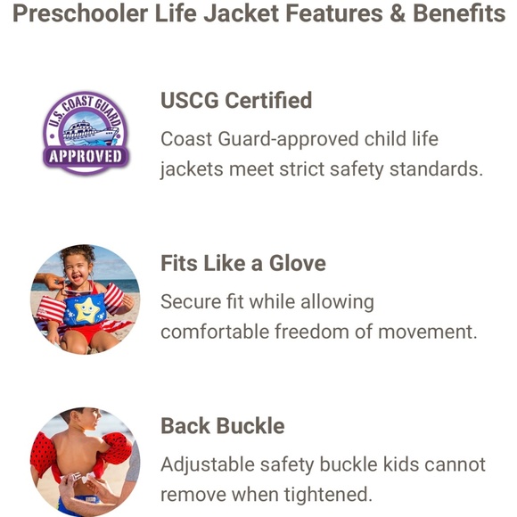Preschooler Life Jacket, Puddle Jumper brand.Purple with Sea Turtle. EUC. - Picture 10 of 10